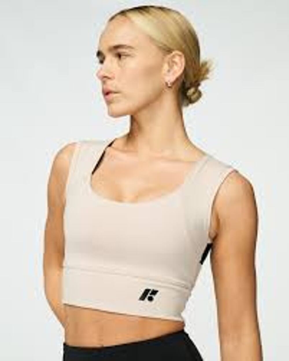 Forme Power Bra in Nude/Ecru Black Womens Size Medium